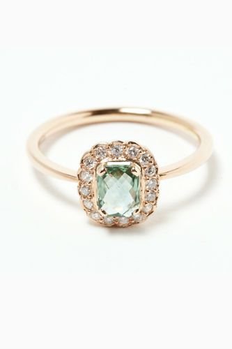 coloured stone engagement rings