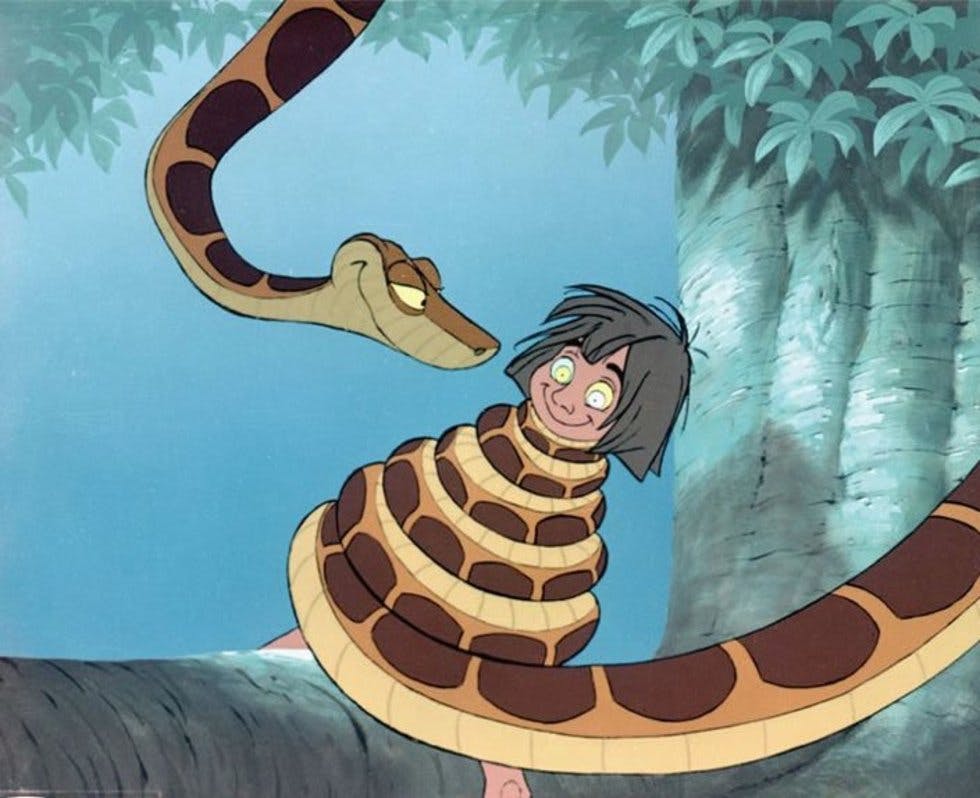 Scarlett Johansson is terrifying as a sinister snake in The Jungle Book