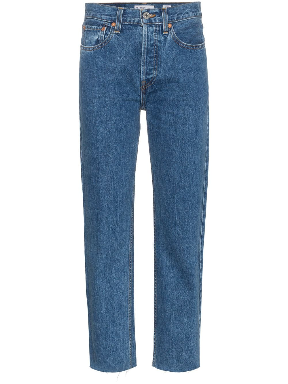 most flattering straight leg jeans