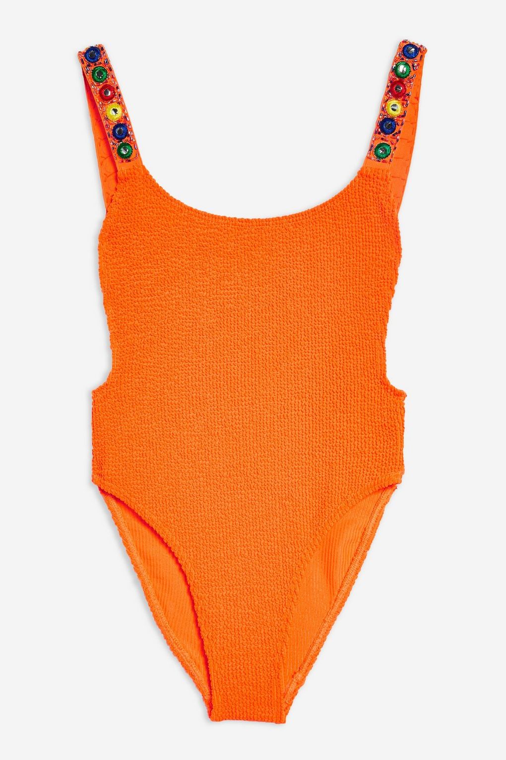 prada neon swimsuit