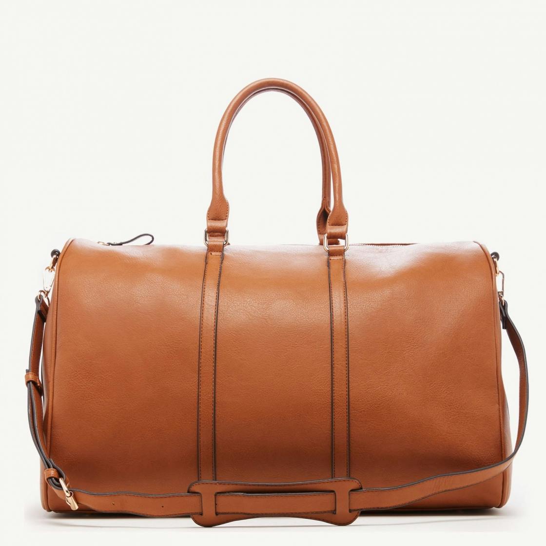 vegan leather holdall