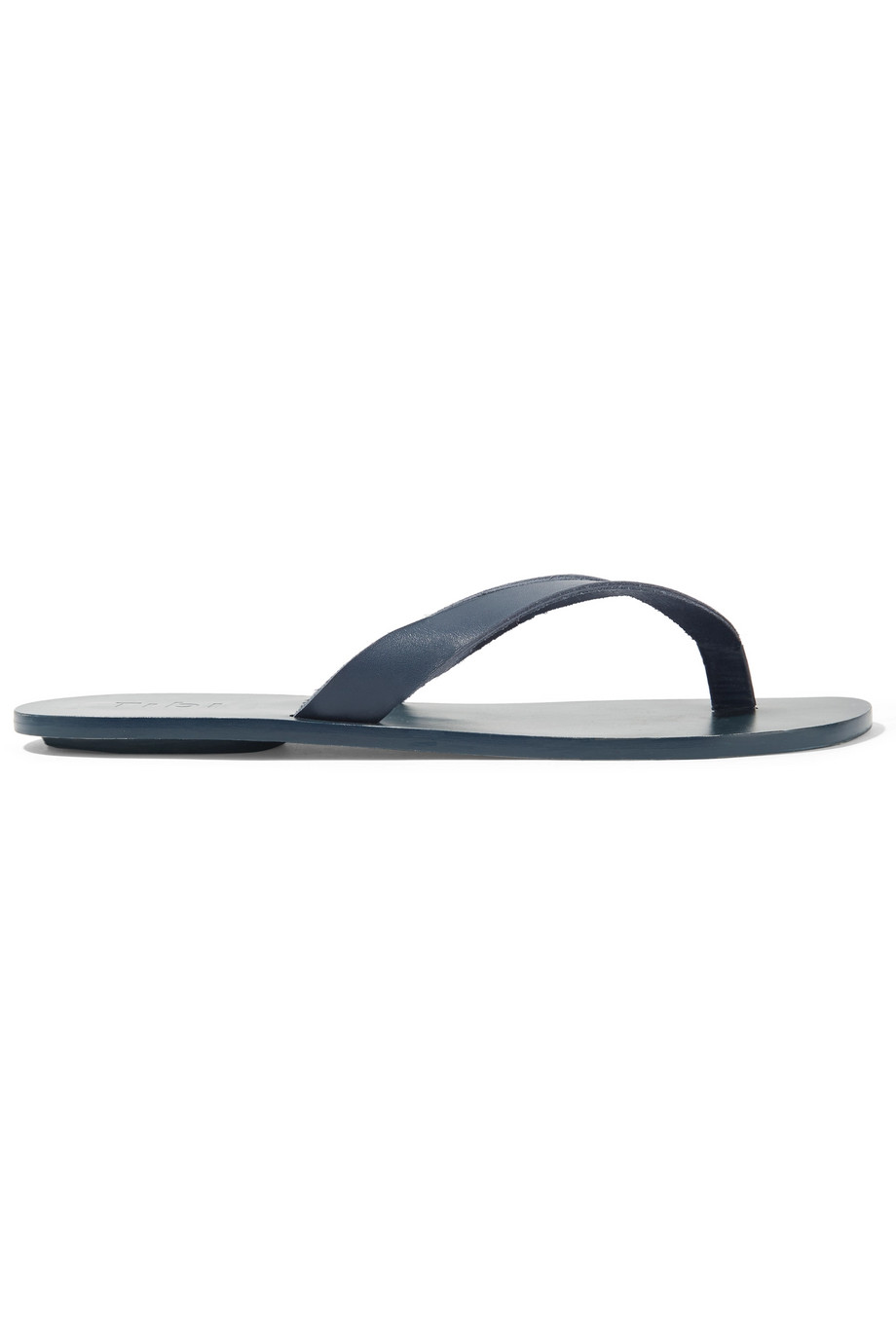 tibi leather flip flops