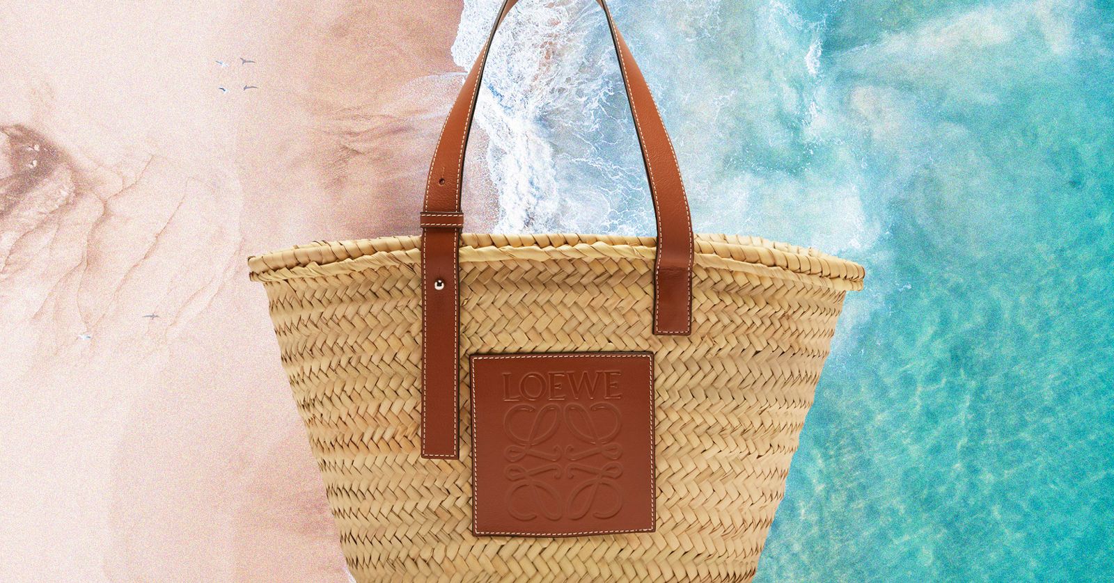 loewe rattan bag