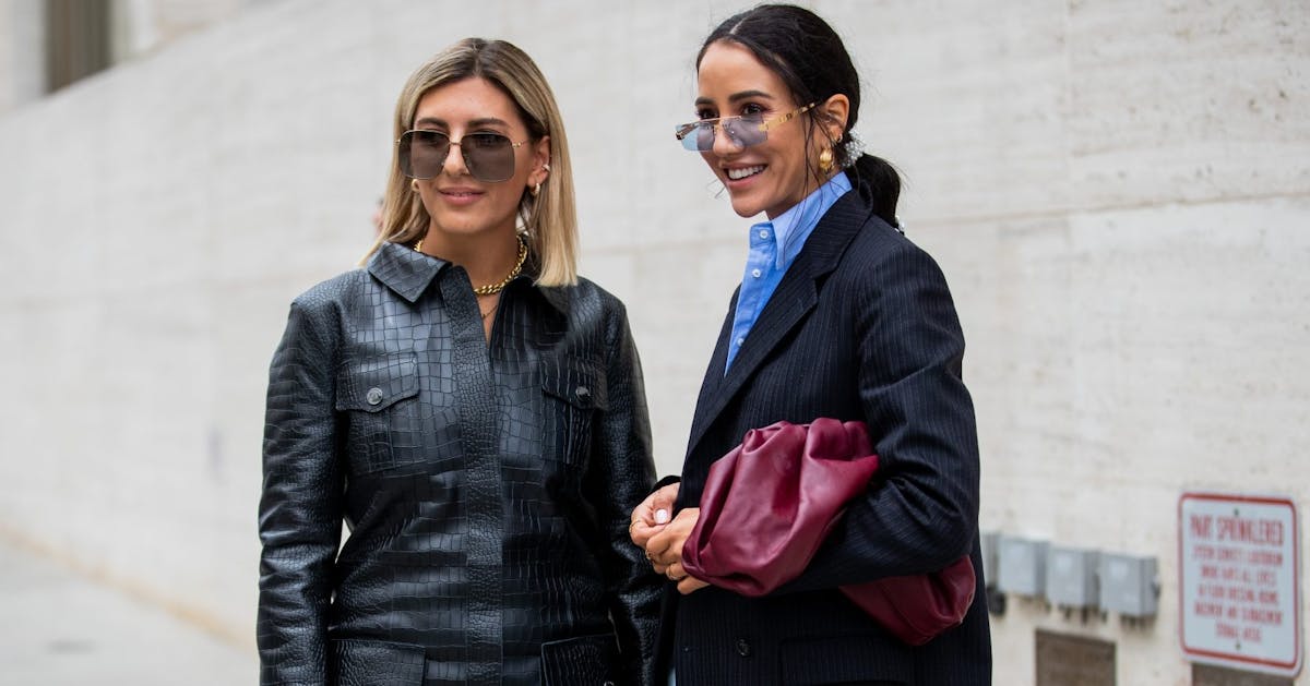 New York Fashion Week Bottega Veneta Pouch Bag Street Style