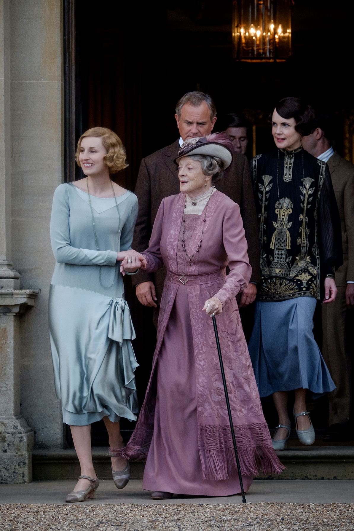 Downton Abbey Movie: Laura Carmichael & Elizabeth McGovern