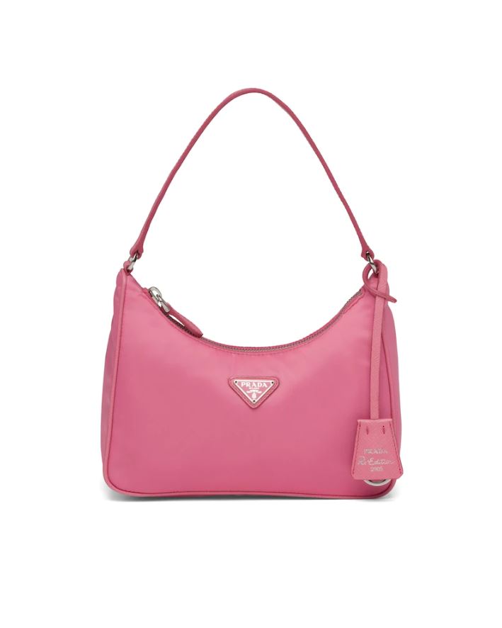 prada pink baguette bag