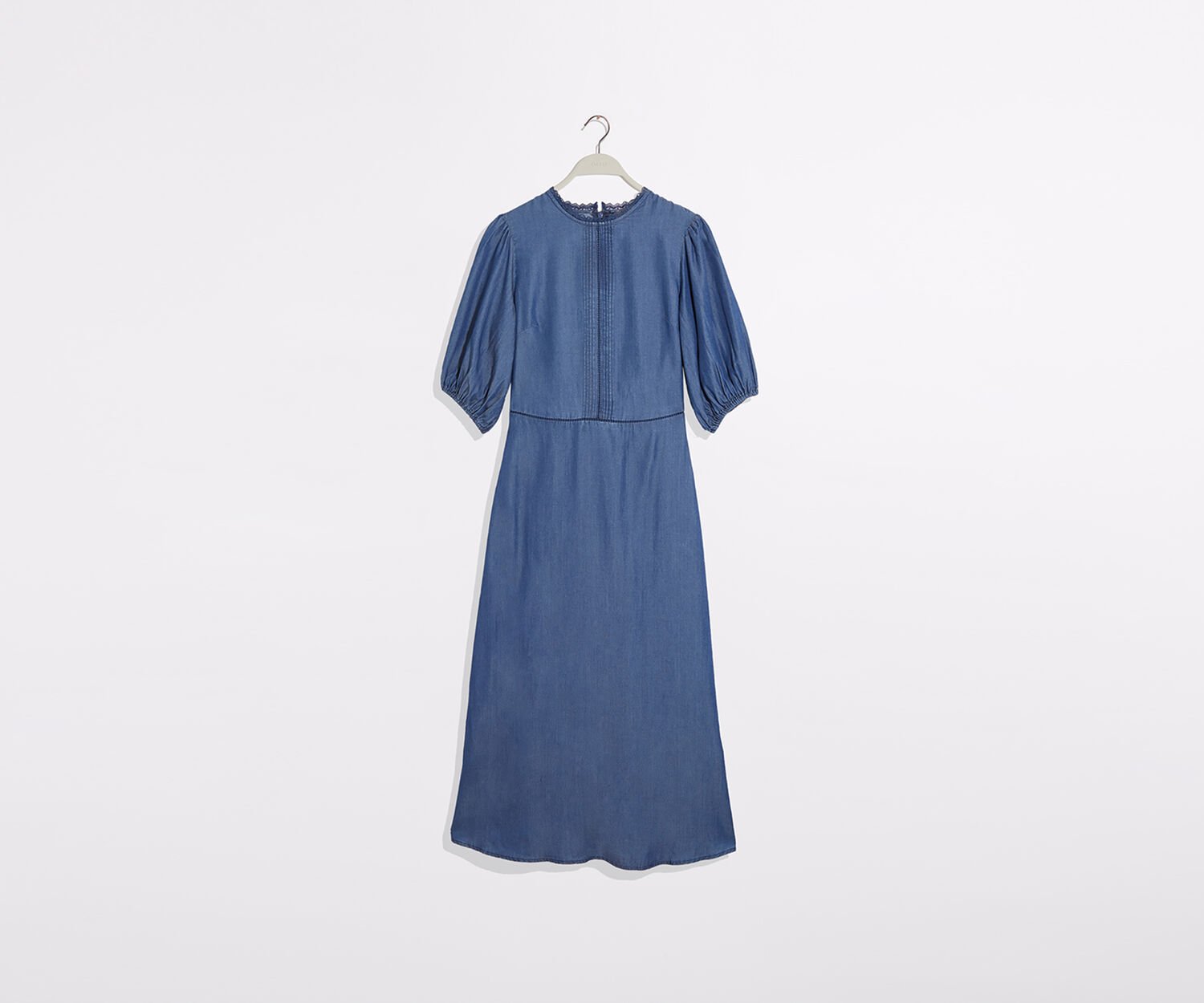 oasis denim midi dress