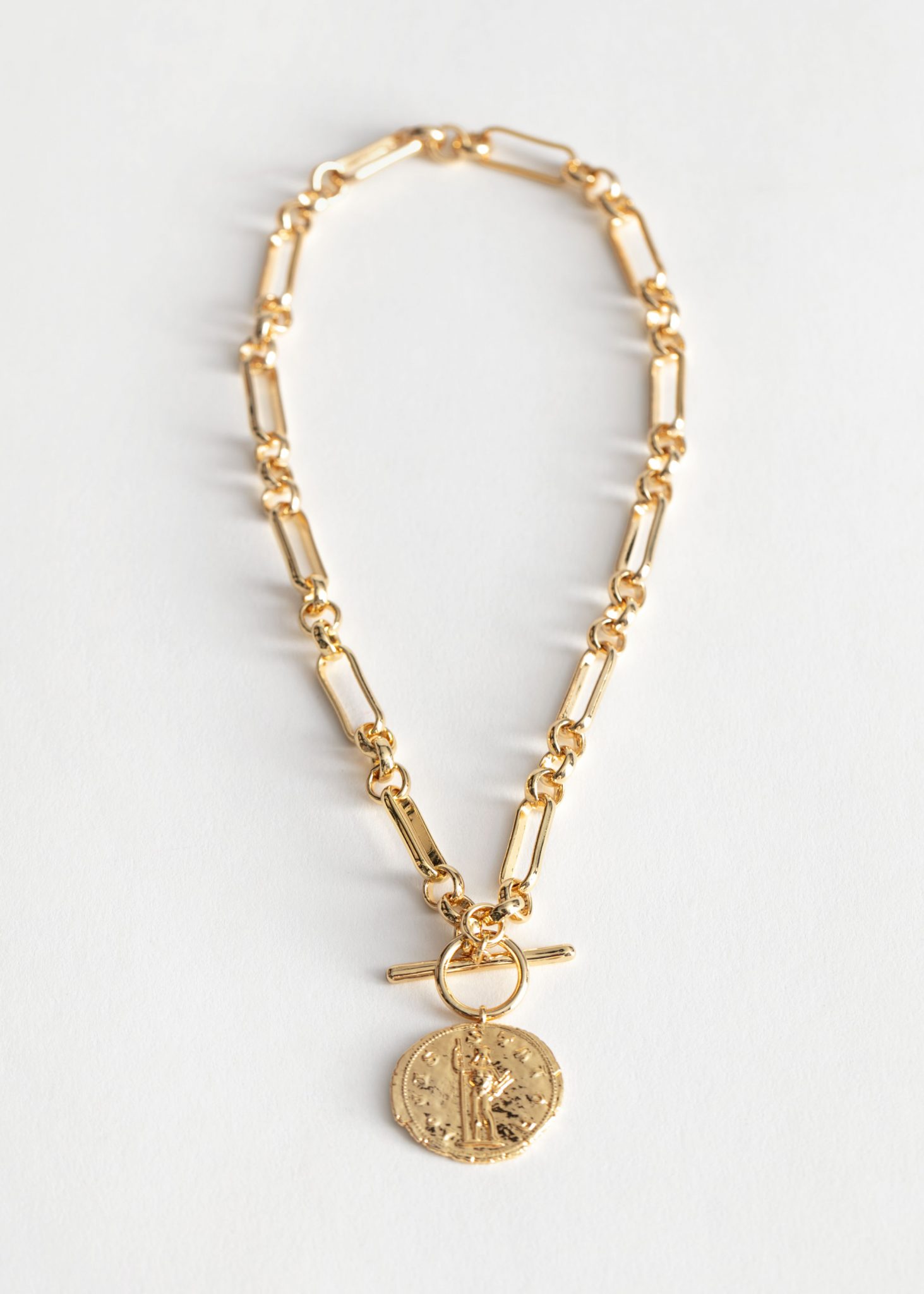 chunky coin necklace