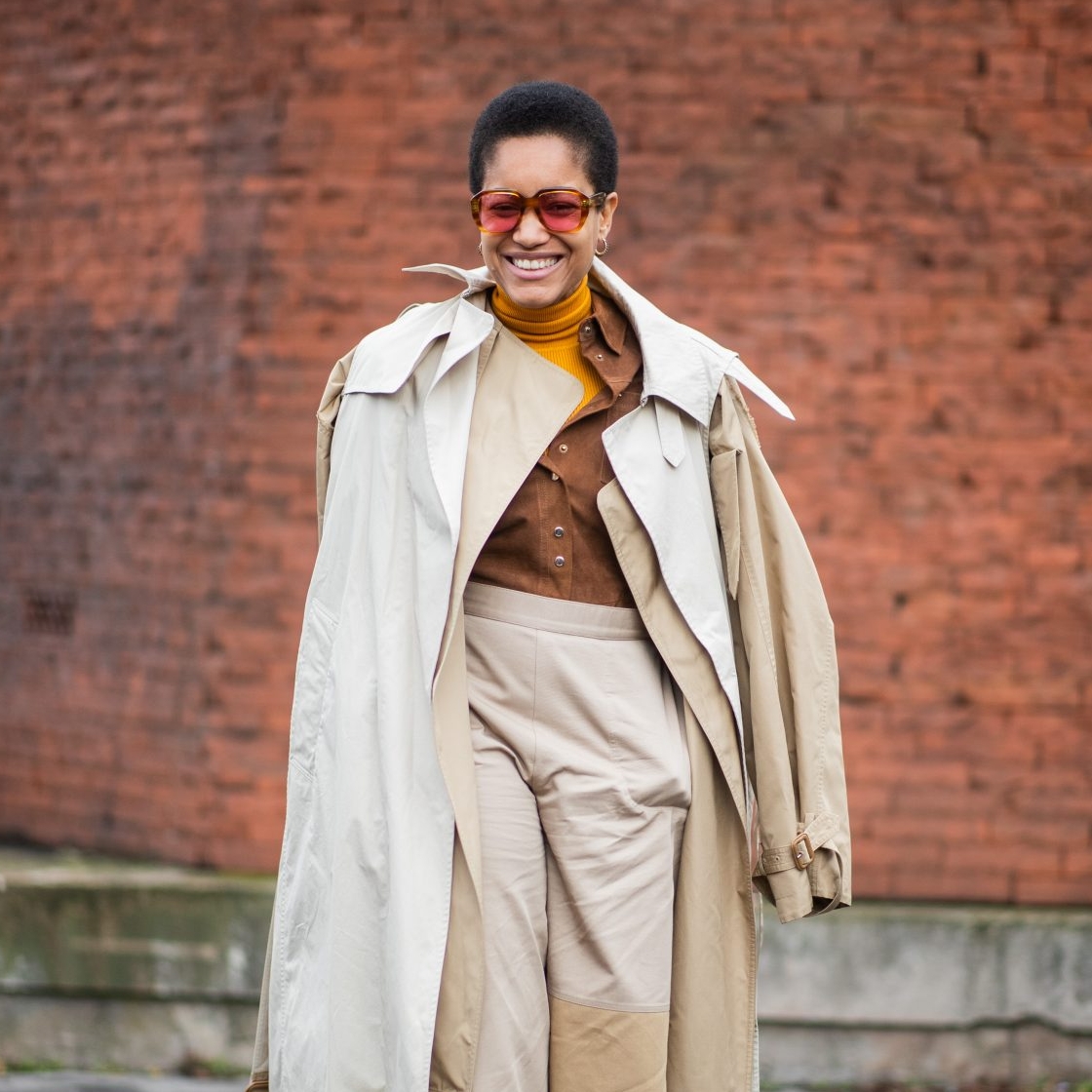 two tone trench