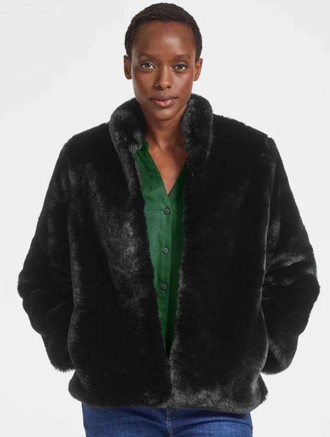 best faux fur hooded coats