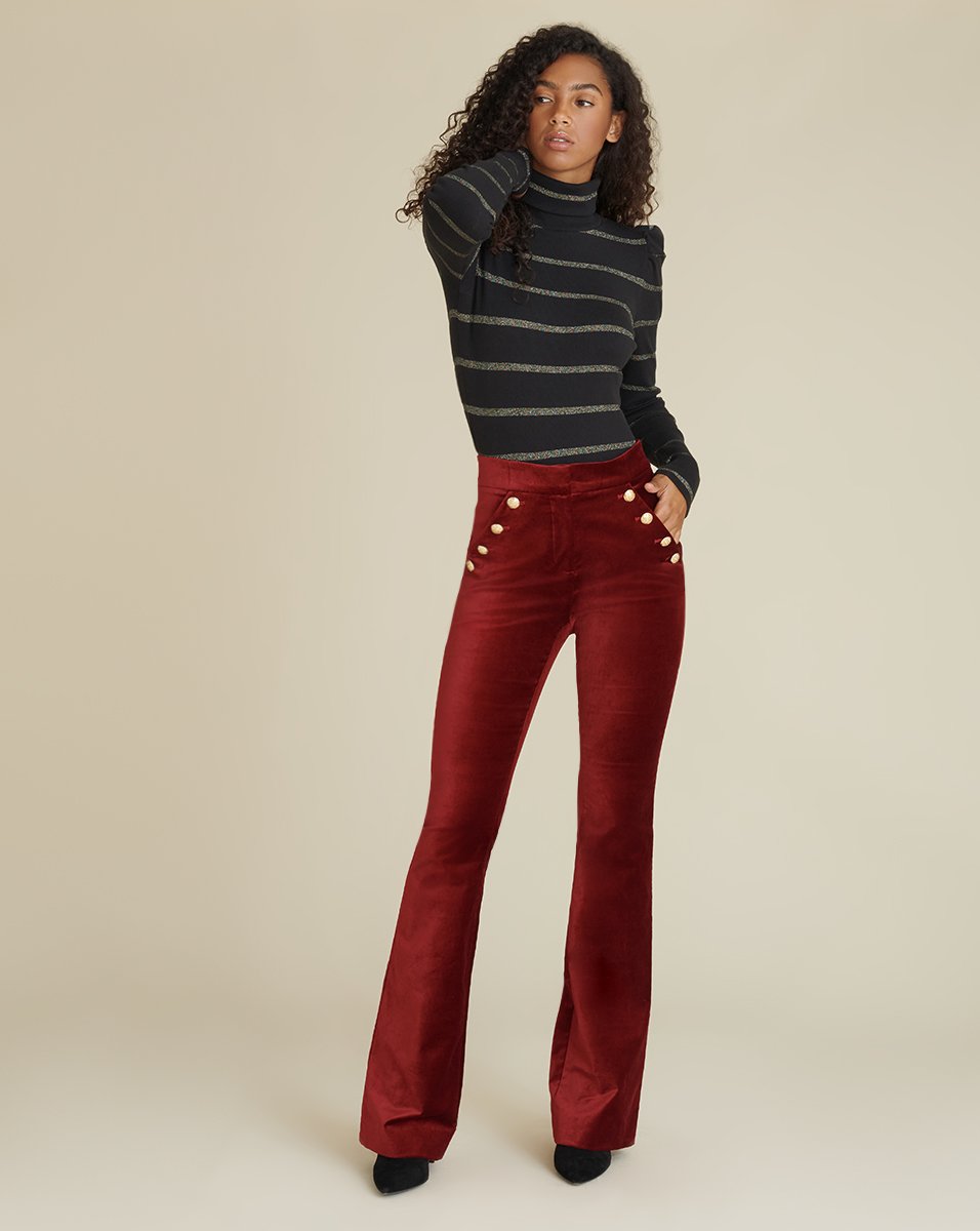 womens velvet trousers