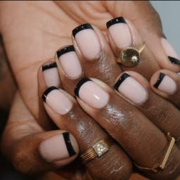 How To Do A Black French Manicure At Home