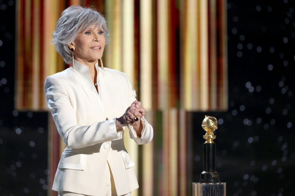 Why Jane Fonda's fiery Golden Globes speech has gone viral