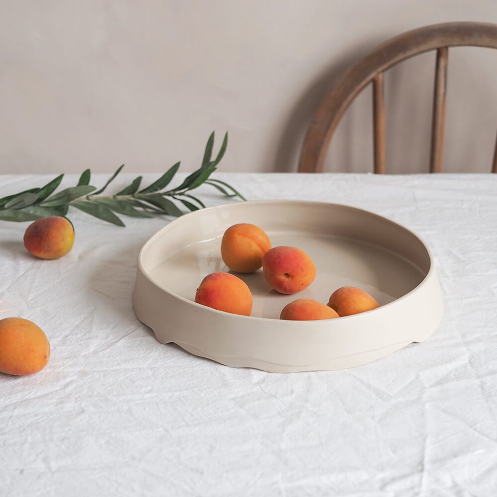 handmade ceramic fruit bowl