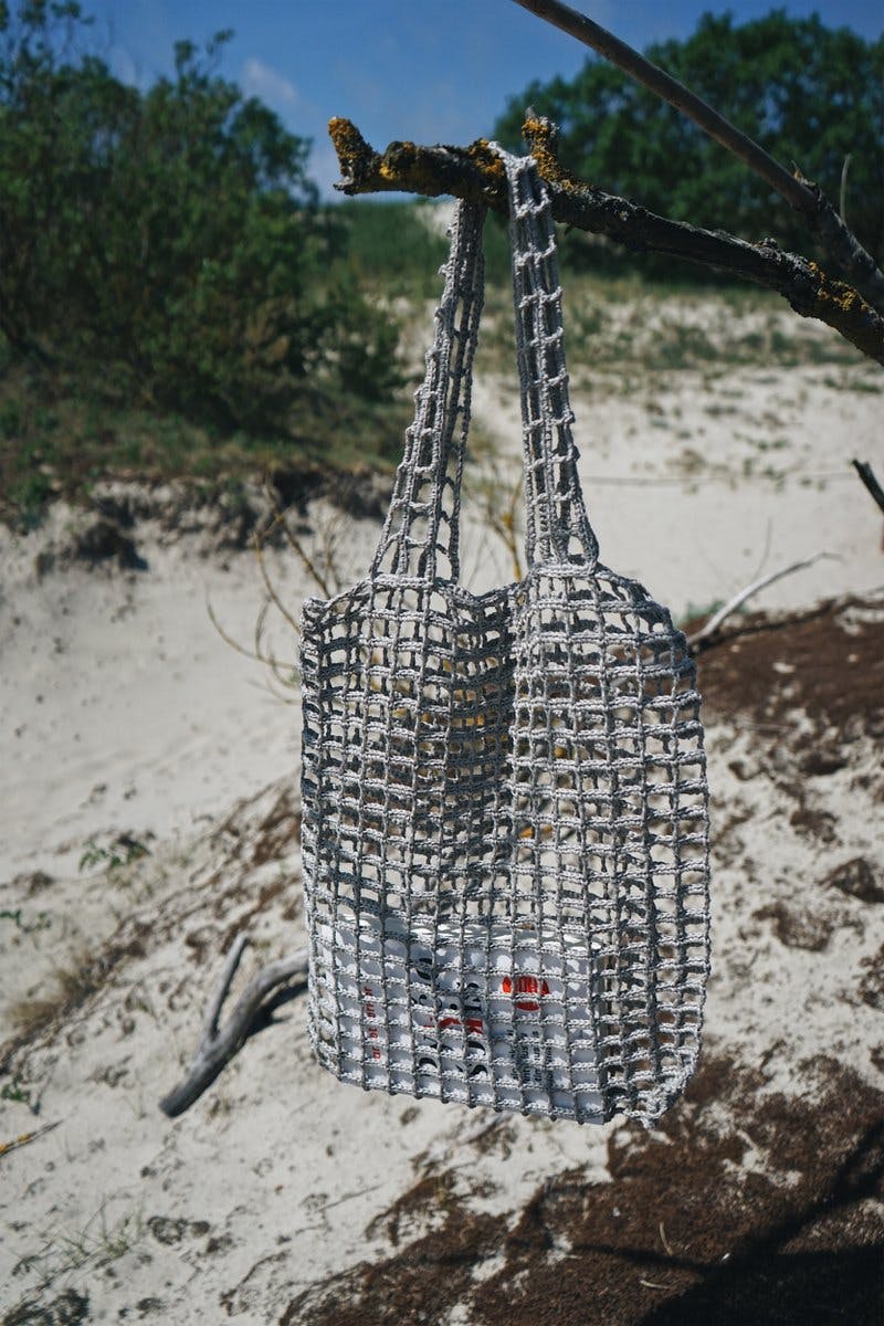 small fishnet bags