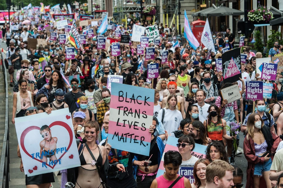 Powerful photos from the Trans+ Pride event in London