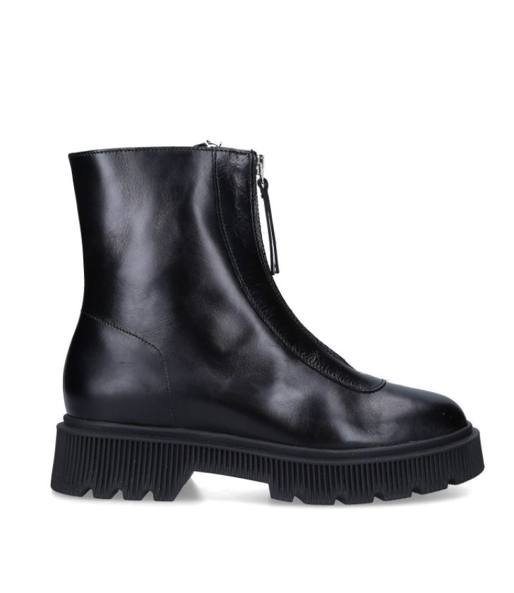 front zip up boots womens