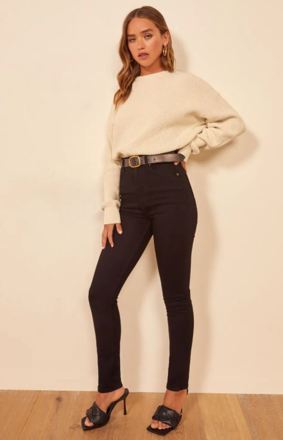 black bootcut jeans women