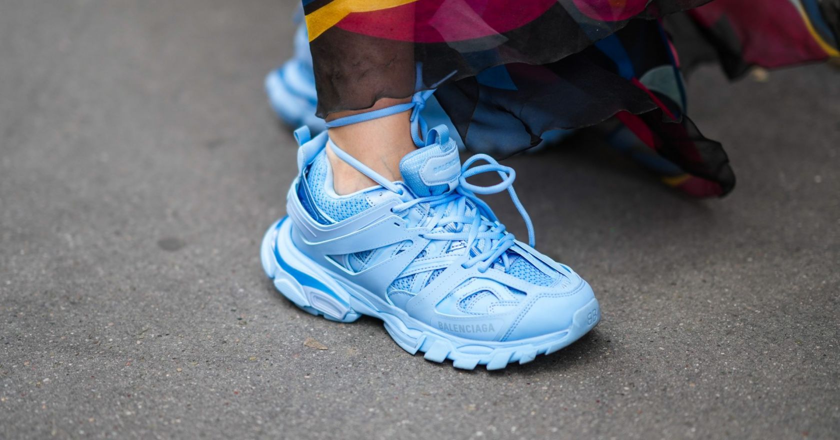 11 Best Patterned And Colourful Trainers To Wear With Dresses