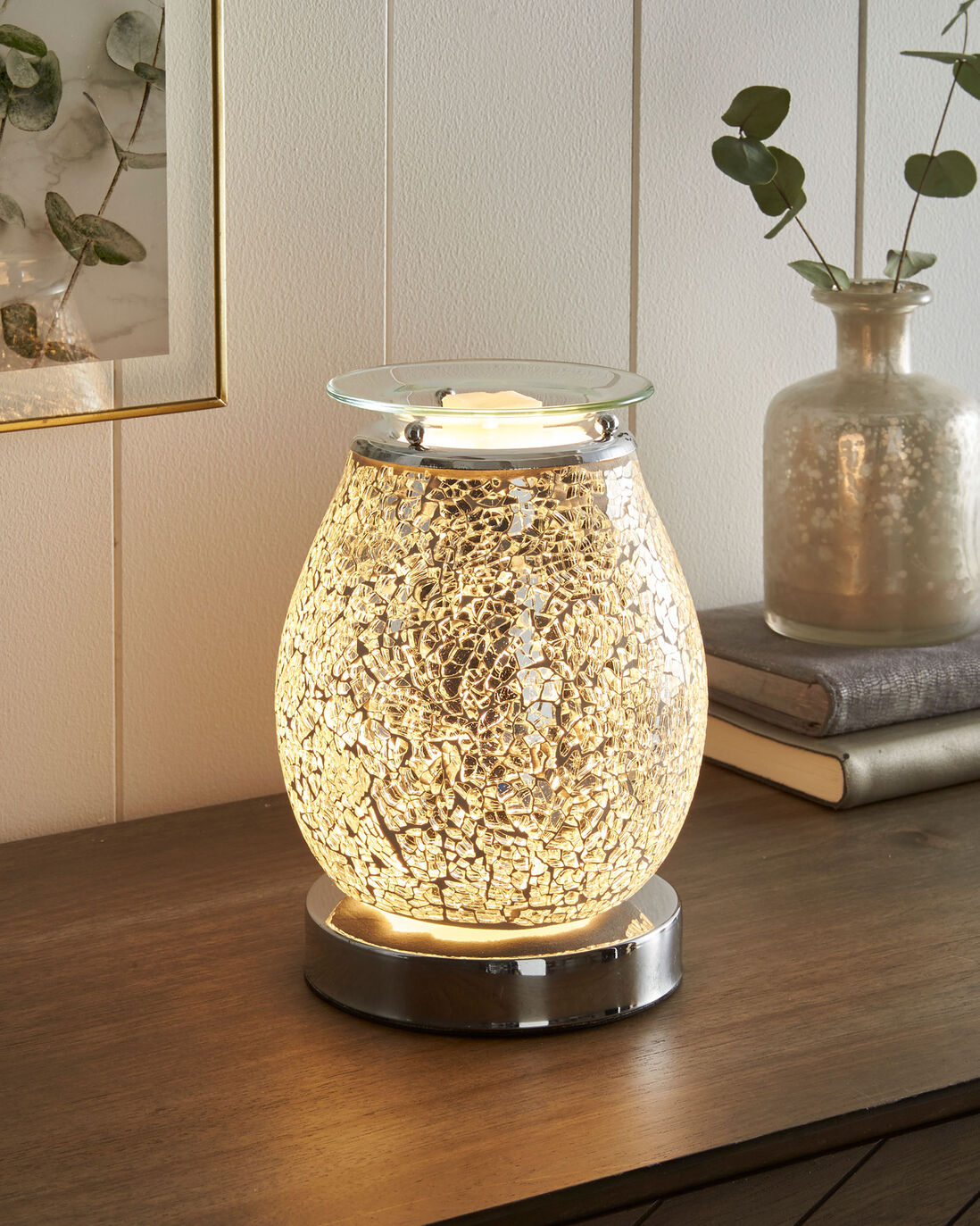 sense aroma touch lamp silver