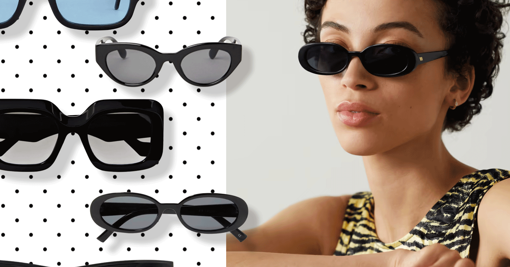 fashion black sunglasses