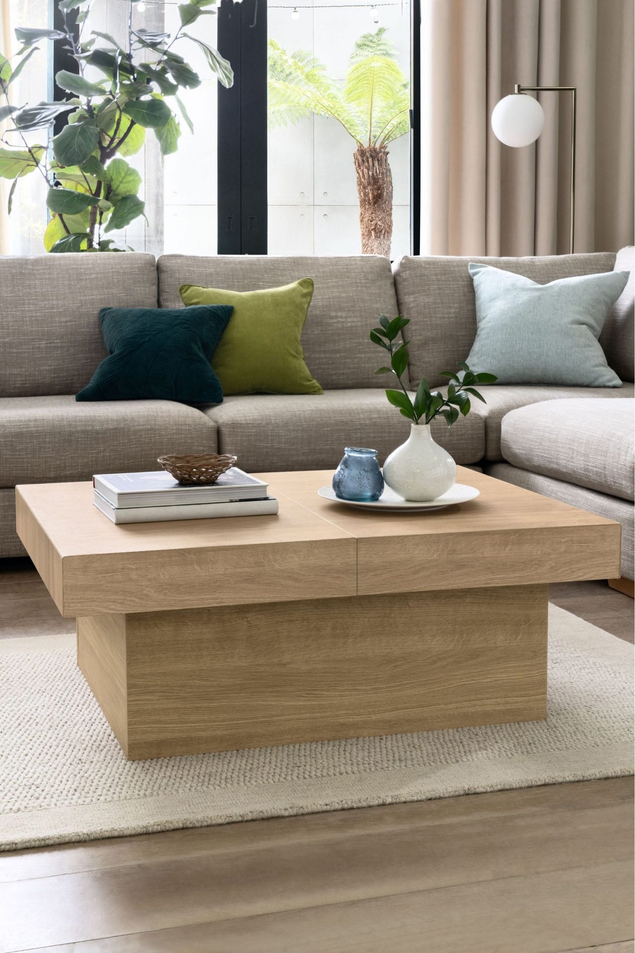 next malvern grey coffee table