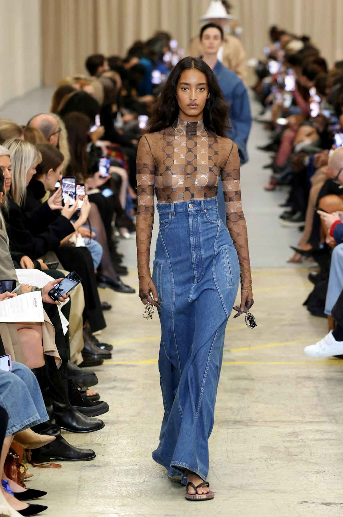 Move Aside Miniskirts—It's All About The Denim Maxi Skirt Now