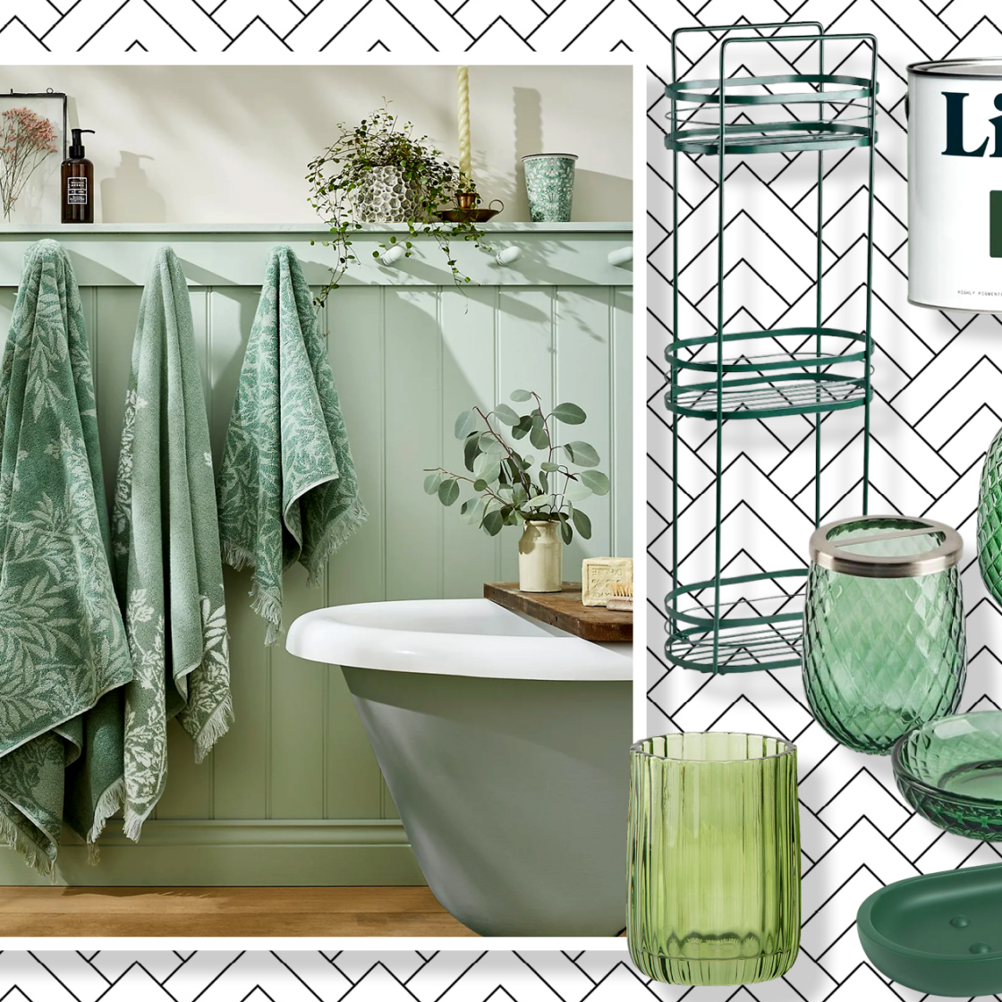 9 Green Bathroom Accessories To Bring The Outdoors In   Loves Interiors 230703 2 1120x1120 